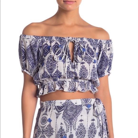 Raga Andrea off the shoulder top in M, NWT - Picture 2 of 8